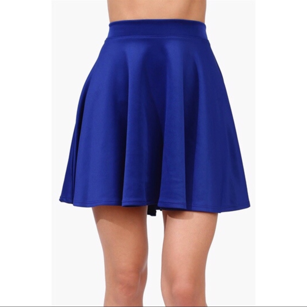 SOLD Forever 21 Electric Blue Skater Skirt!